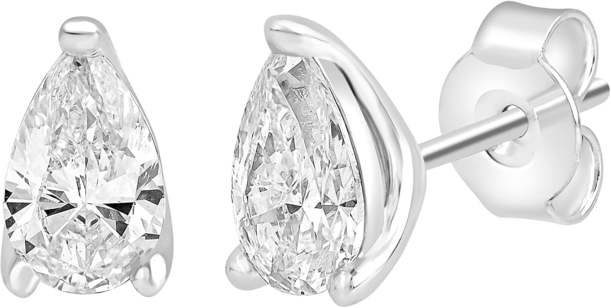 1 carat diamond earrings vvs Clearance