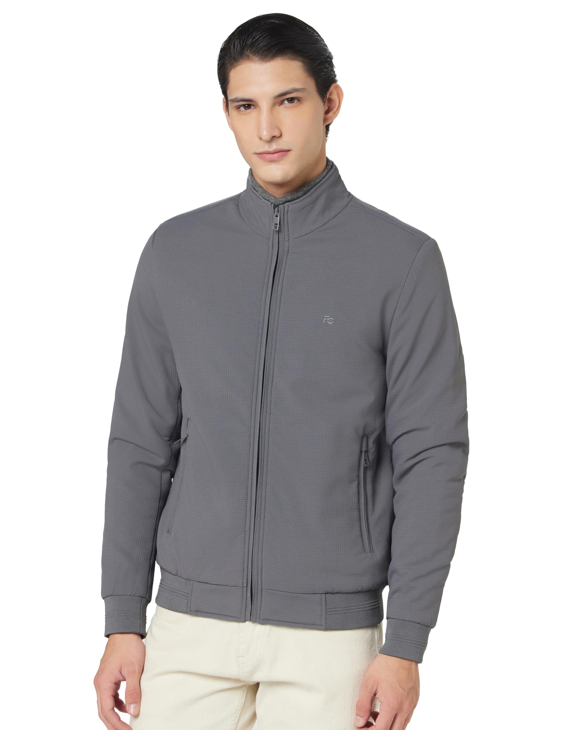qube by fort collins Men's Regular Fit Lightweight Winter Jacket - Textured Fabric, Warm & Stylish Outerwear-picture-39