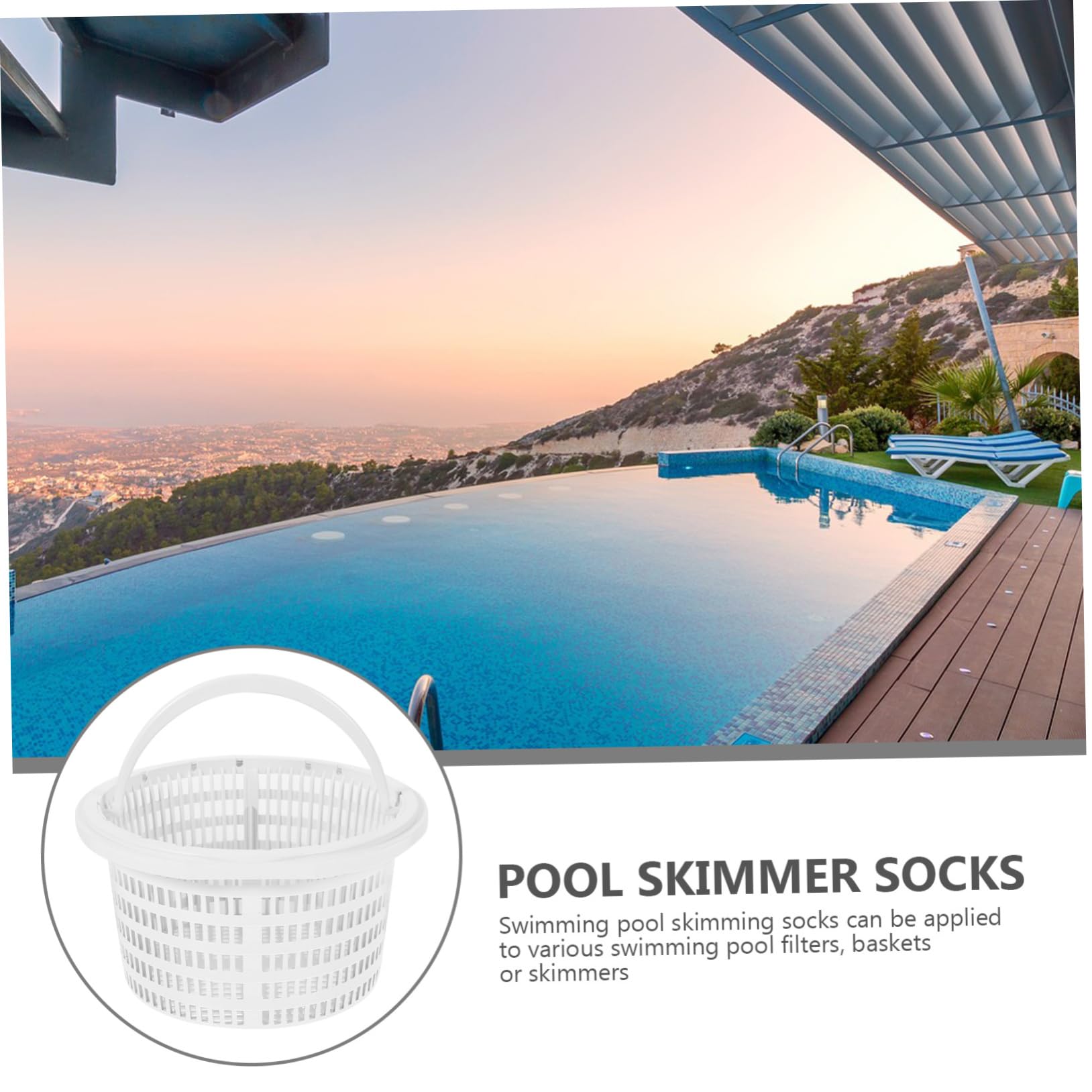 BESPORTBLE 3piezas Cesta De Filtración para Skimmer De Piscina De Cesta De Compatible Filtros para Enterradas para Limpiar Residuos y Debris