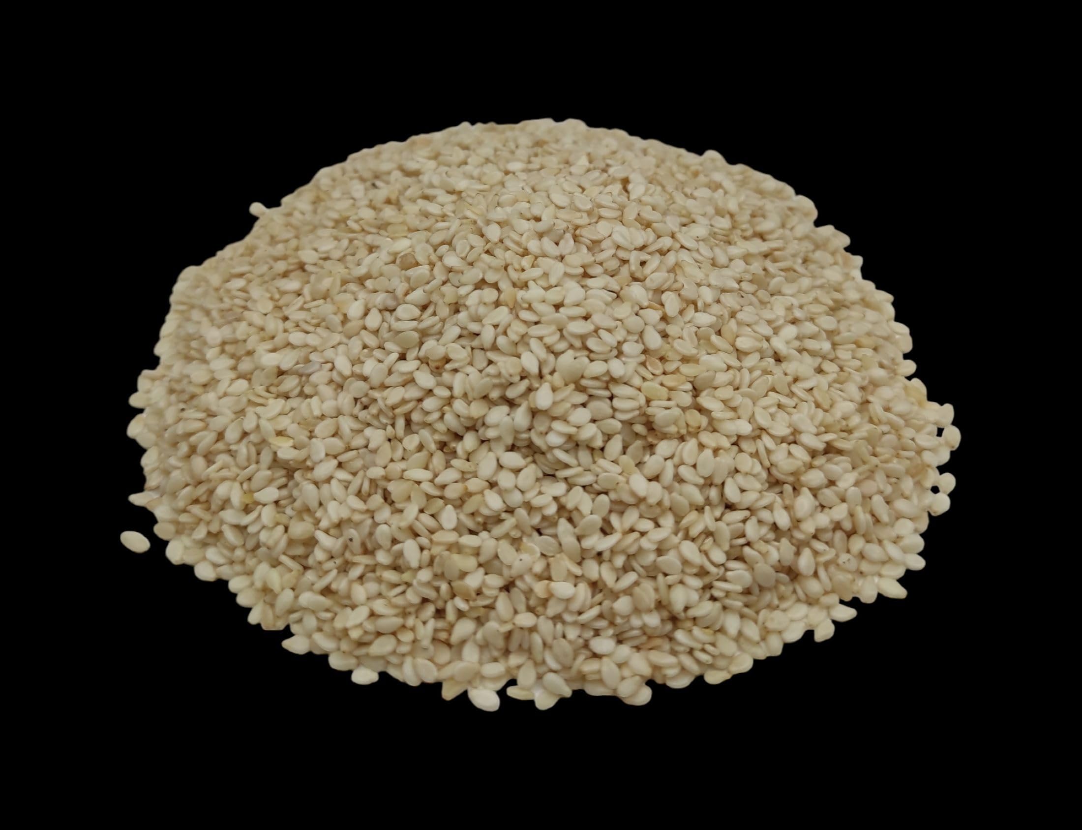 Semillas de Sésamo Blanco Secas 85g - 1,95Kg Clase A Sesamum indicum (1950 gramos)