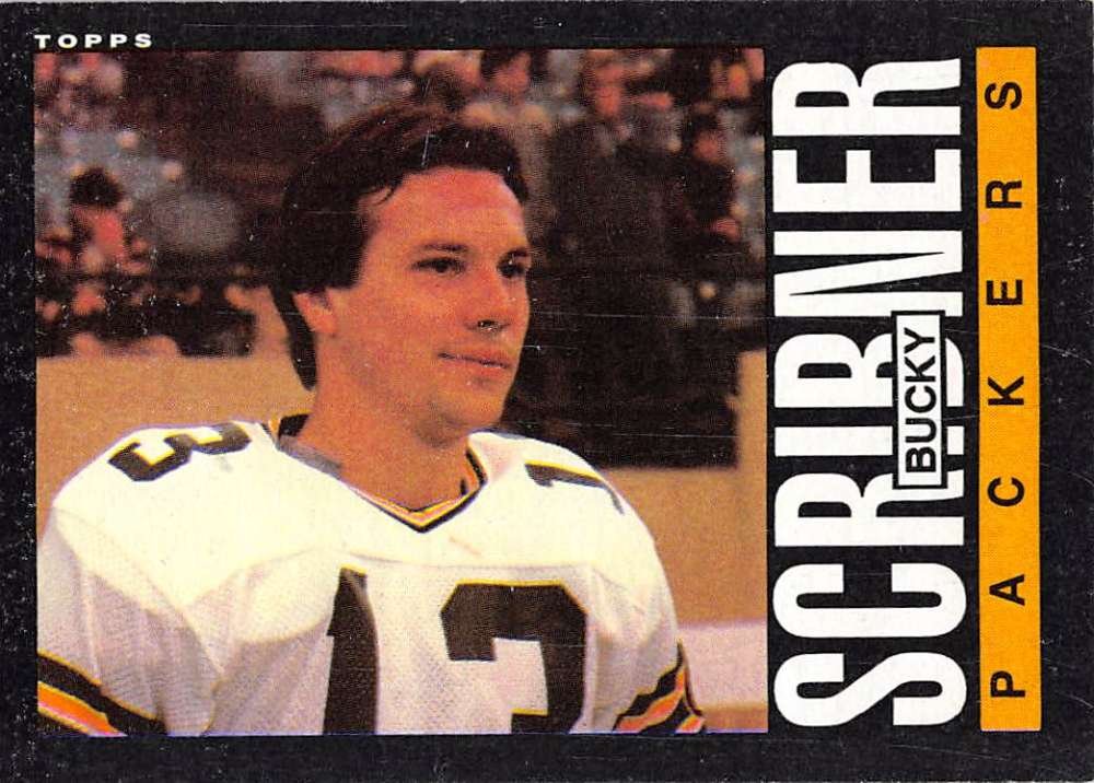 Amazon.com: Football NFL 1985 Topps #76 Bucky Scribner #76 EX+