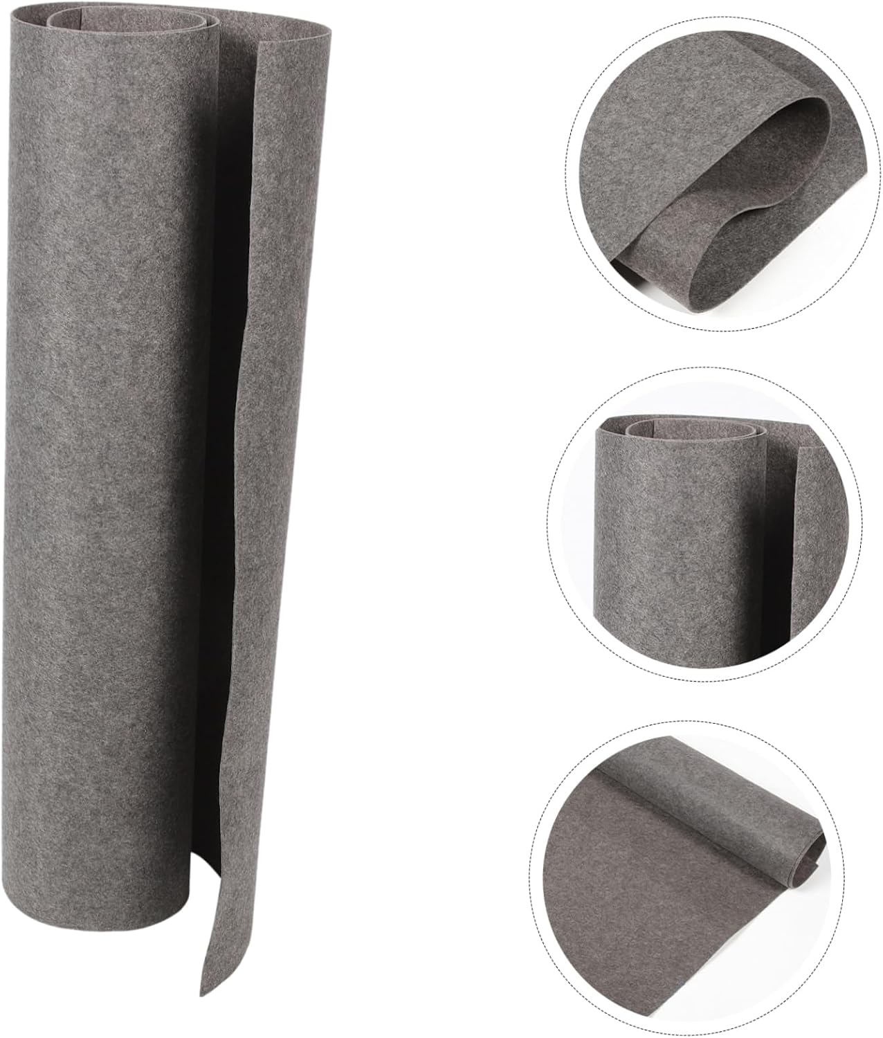 Alipis Black Felt Garage Floor Mat for Car, Oil Drip Pad