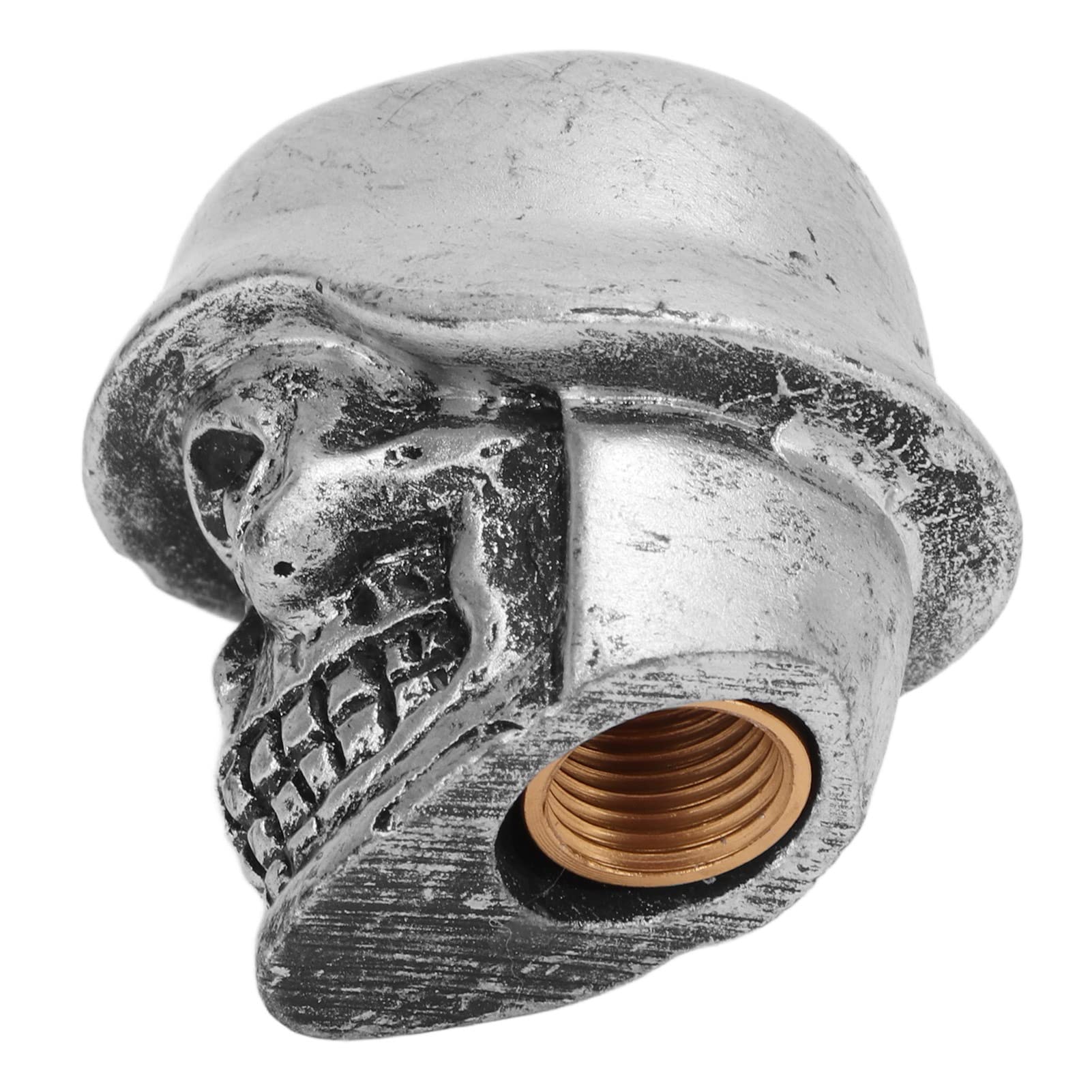 25 Tappi Valvola Pneumatici Fluorescenti A Forma Di Teschio - Universali Per Auto Moto Bici - Foto 10