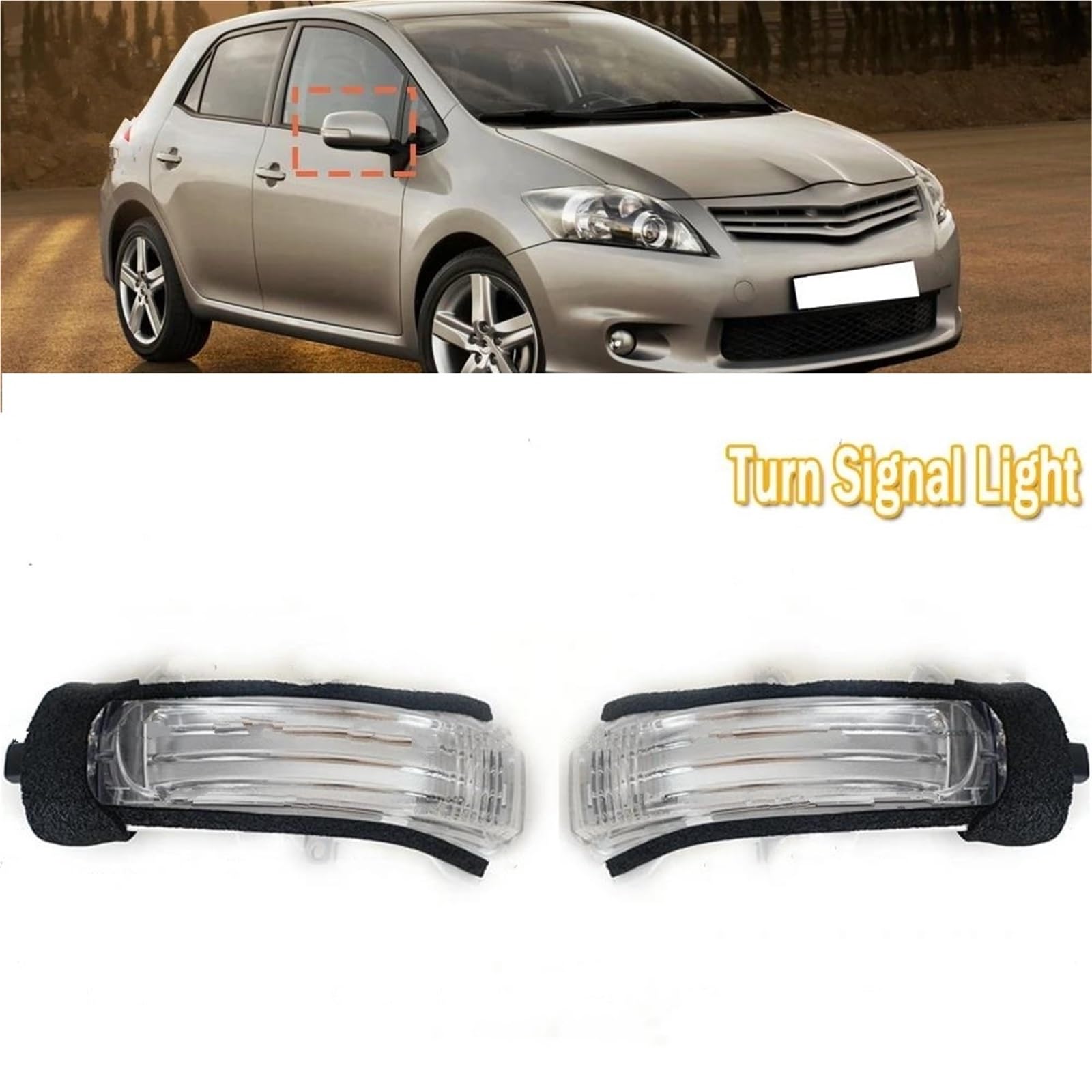 Indicador Intermitente LED Derecho Para Espejo Retrovisor De Toyota Auris (2010-2012), Repuesto Directo