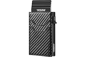 Veneer Slim Card Wallet with RFID Protection – Minimalist Wallet for Cash & Cards