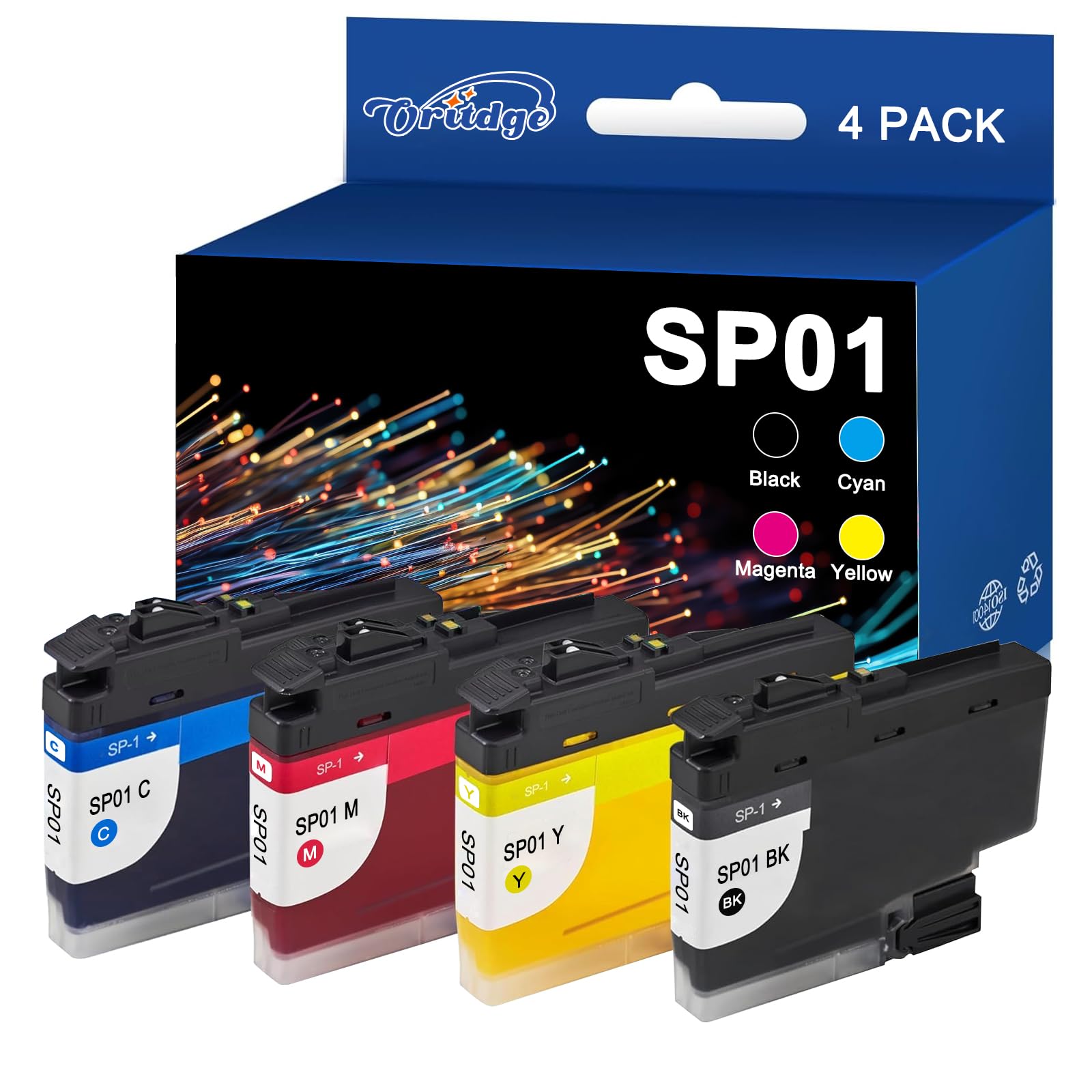 SP1 Cartouche d'encre Sublimation pour Cartouches d'encre Brother SP1 SP-01 SP01 SP01BKS SP01CS SP01MS SP01YS Compatible pour Brother SP1 Sublimation Imprimante