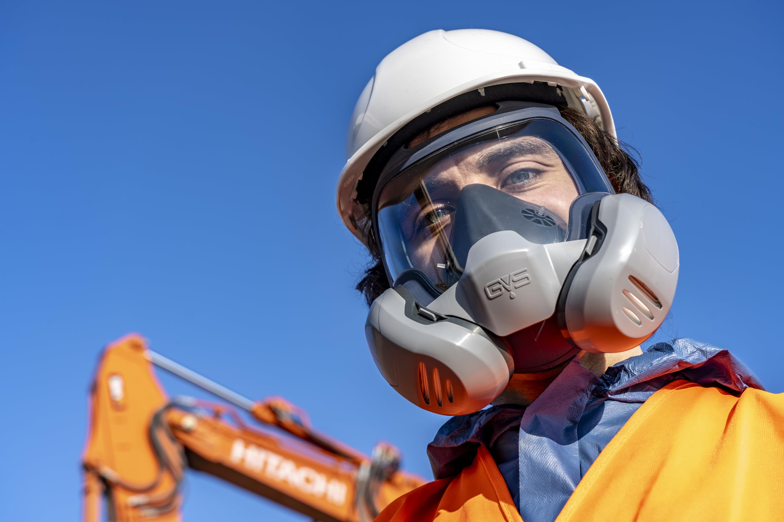 GVS Elipse Maschera Pieno Facciale Con Filtri di Ricambio Inclusi, Taglia Unica