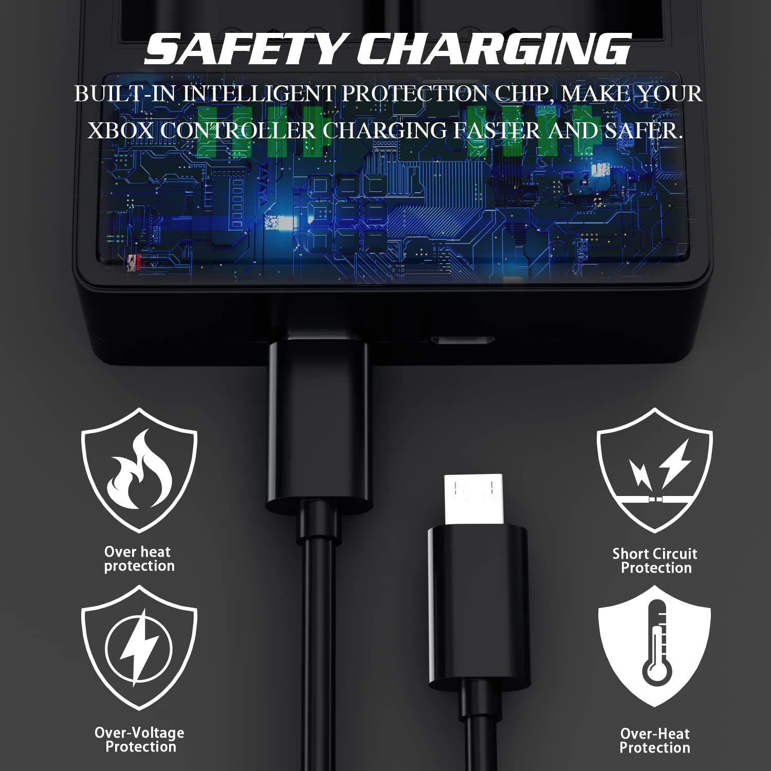 Amazon.co.jp: 2 X 2800mAh 充電式コントローラーバッテリーパック