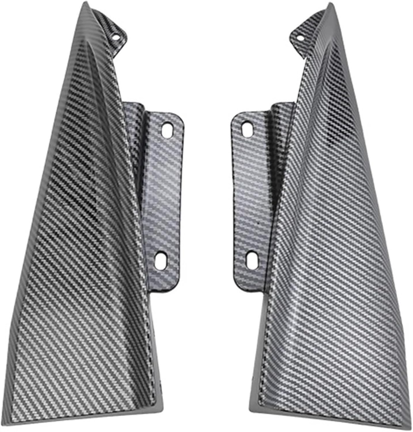 Replacement Rear Bumper Lower Side Corner Spoiler Guard Diffuser Splitter for Ford Mustang S650 GT Ecoboost 2024 2025 RTR Style(Matte Black)