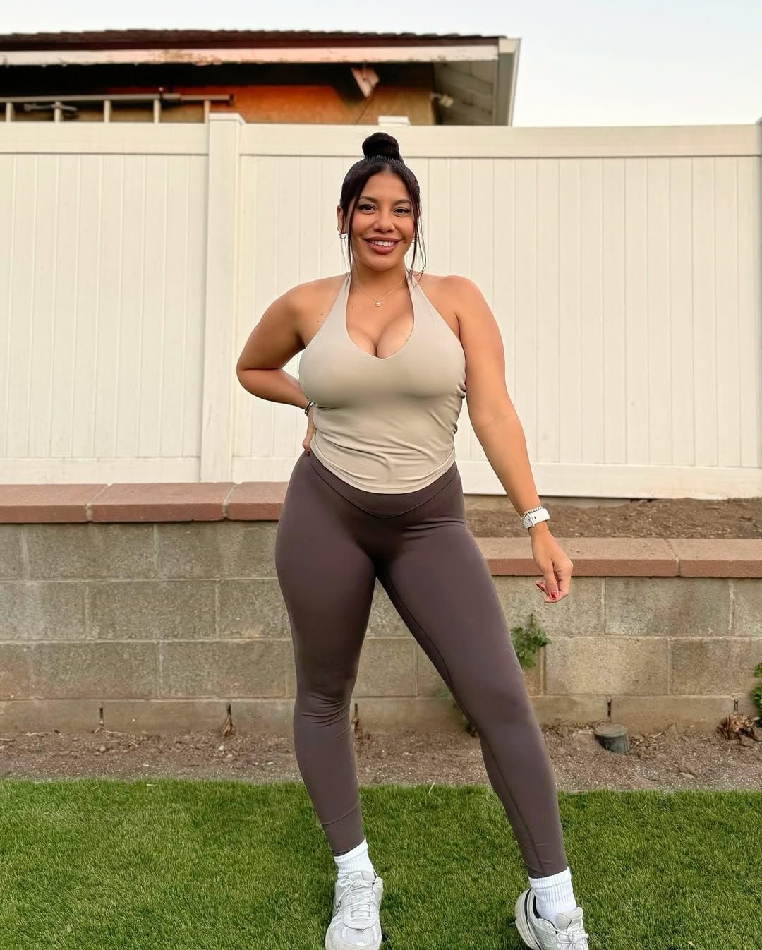 Aoxjox High Waisted Workout Breeze Leggings for Women Tummy Control Buttery Soft Yoga Pants 26