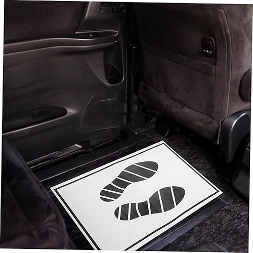 Miniatura 3 de Alfombrillas de papel desechables para automóvil, 25 unidades, alfombrillas de papel portátiles, almohadillas de pie para automóvil, suministros de