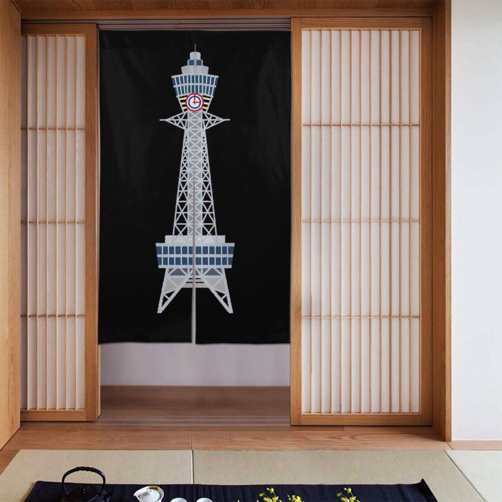 Amazon｜のれん 通天閣 新世界地区 タワー 大阪 日本 おしゃれ