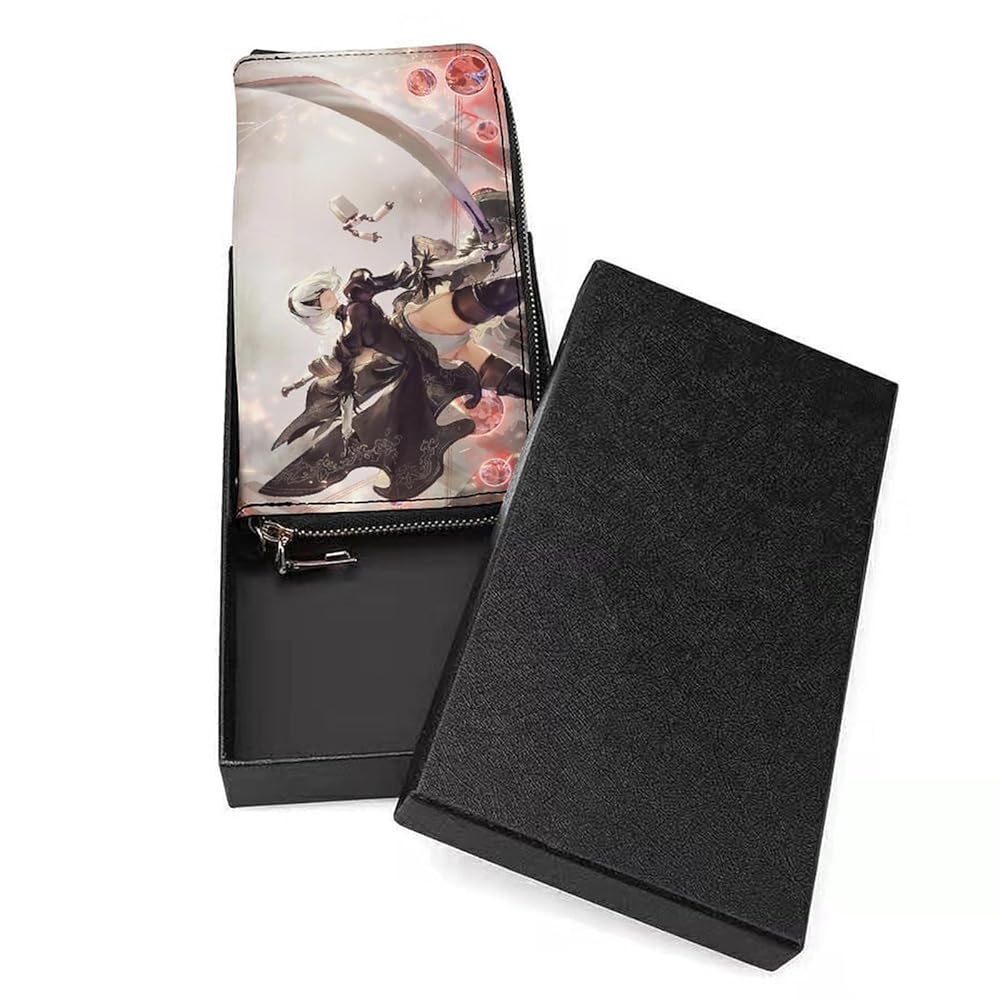 Amazon | [Felancy] メンズ 長財布 ニーアオートマタ NieR 2B