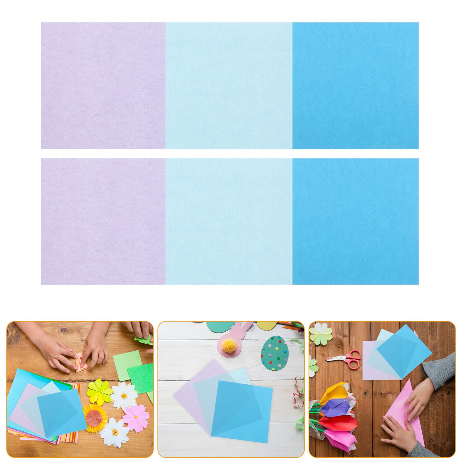 Papel de Origami Infantil Cuadrado 15cm Doble Cara, 600 Hojas