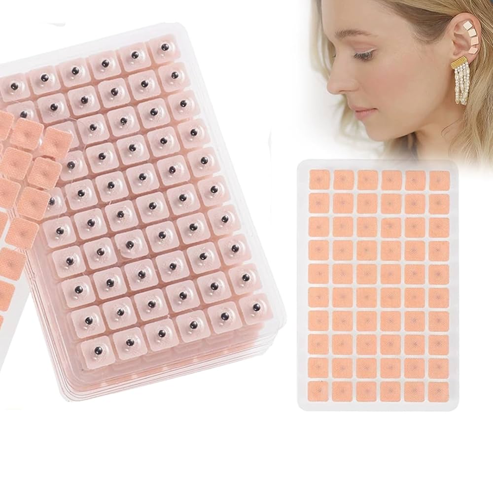 fia様　耳つぼジュエリー 10枚セット Amazon | YAYAMIYA 10枚=600粒/20枚=1200粒/30=1800粒 枚耳つぼ