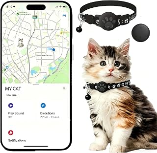 スマートタグ 猫 GPS 首輪 小型 猫紛失防止 ペット追跡 IOS【探す】iPhone対応 エアタグ互換 ネコ月額不要 追跡 キーホルダー ミタグ 迷子防止 老人 ペット用 キーファインダー スマートタグ キーホルダー カギ 紛失防止 GPSトラッカー 防犯 防水 (足跡型首輪(ブラック)＋ブラックgps）
