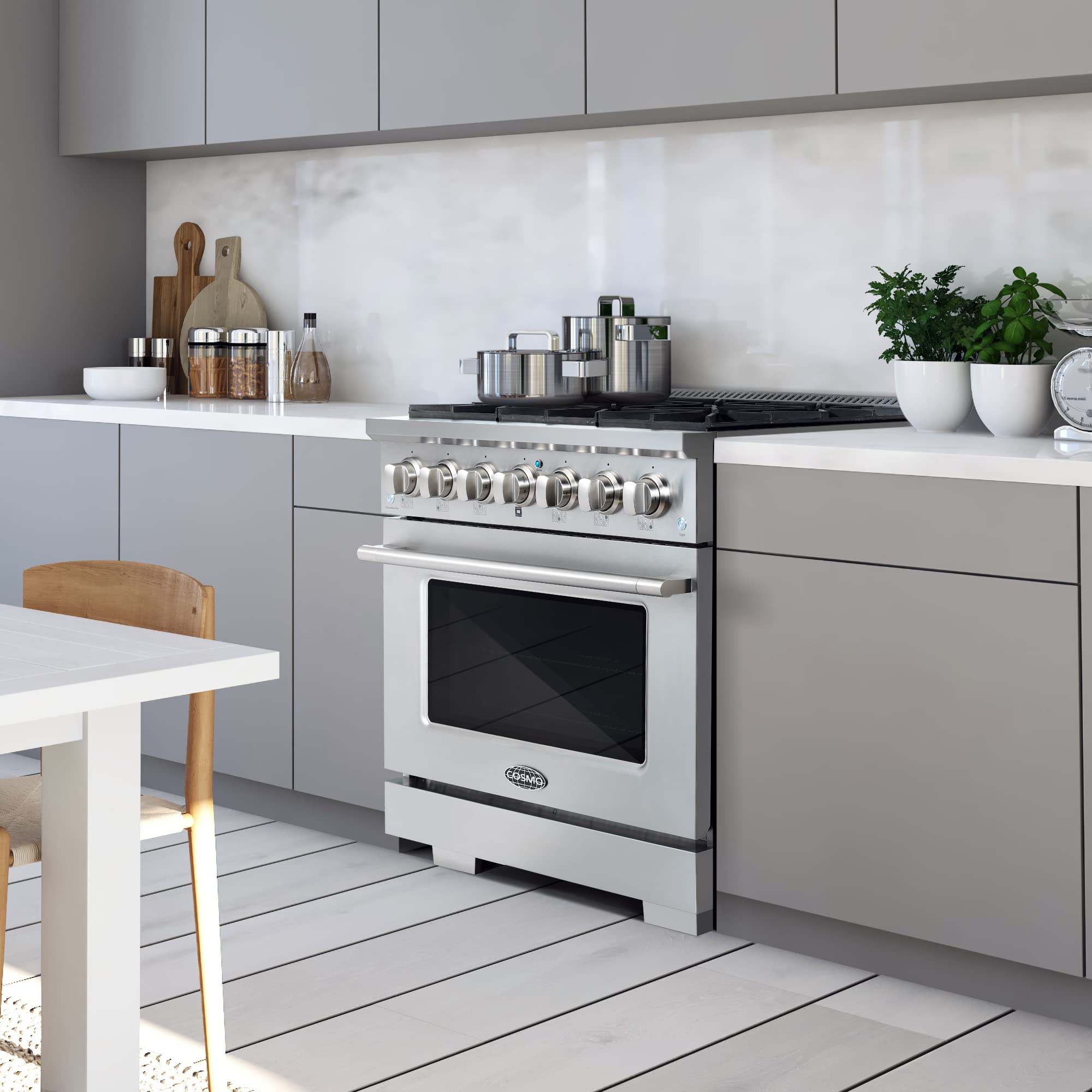 Buy Cosmo GRP366 36 in. Freestanding Gas Range with 6 Sealed Burner