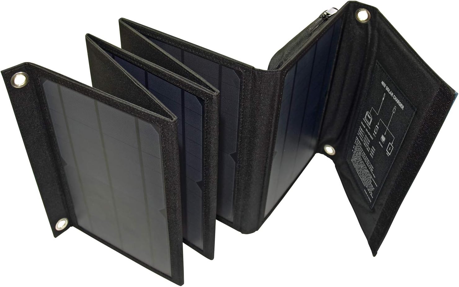 富士倉 ソーラーパネル 40W (複数バッテリー対応) BA-SP40W ブラック 使用時/横29×縦142×厚み3cm