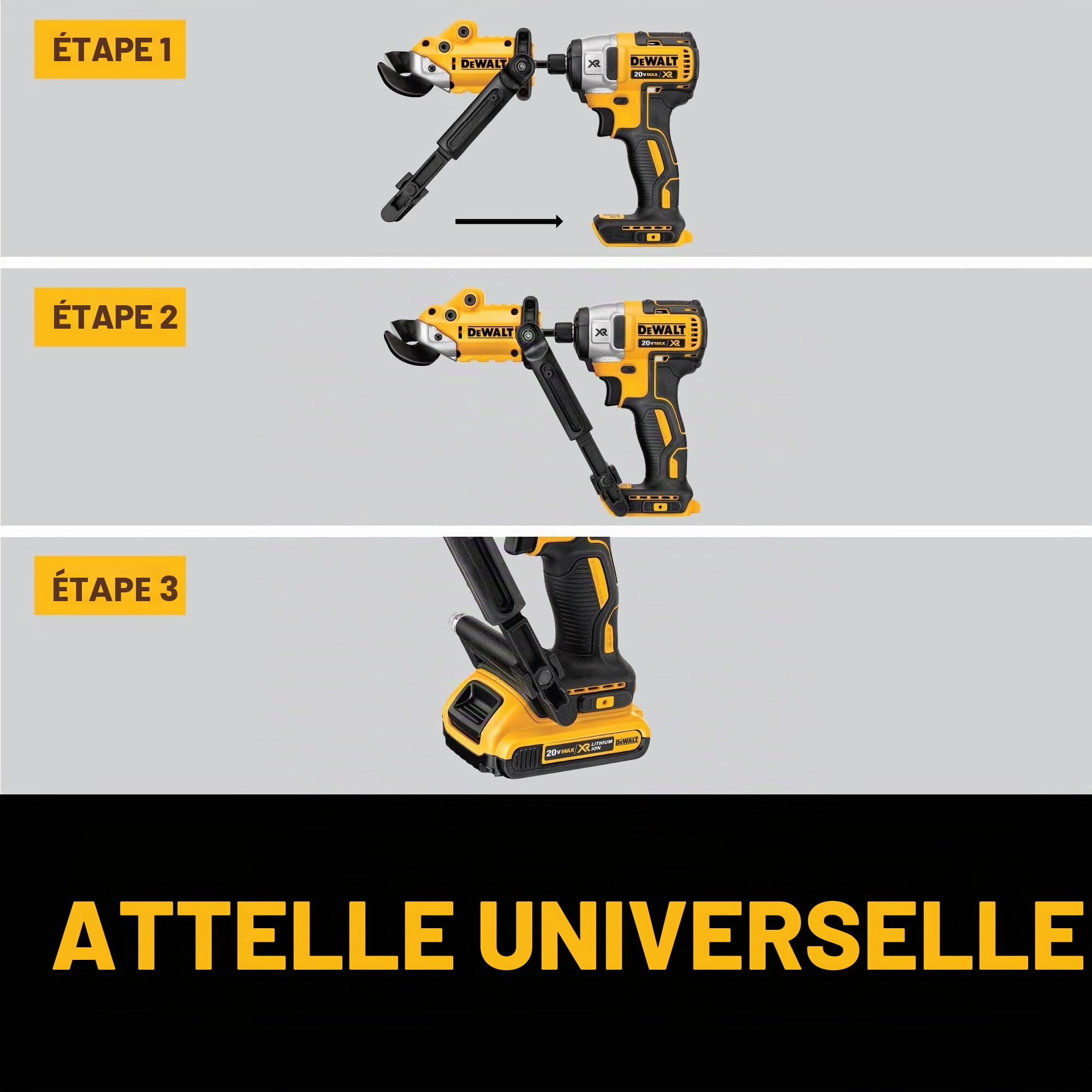 DEWALT DWASHRIR Impact Ready Embout pour cisaille à métaux