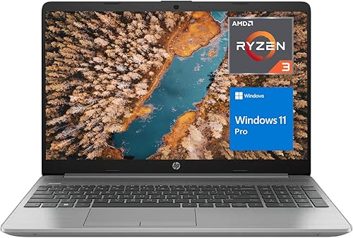 HP Portátil 255 G9, negocios y estudiantes, pantalla FHD de 15.6 pulgadas, AMD Ryzen 3 5425U, 12 GB de RAM, SSD de 512 GB, cámara web, teclado