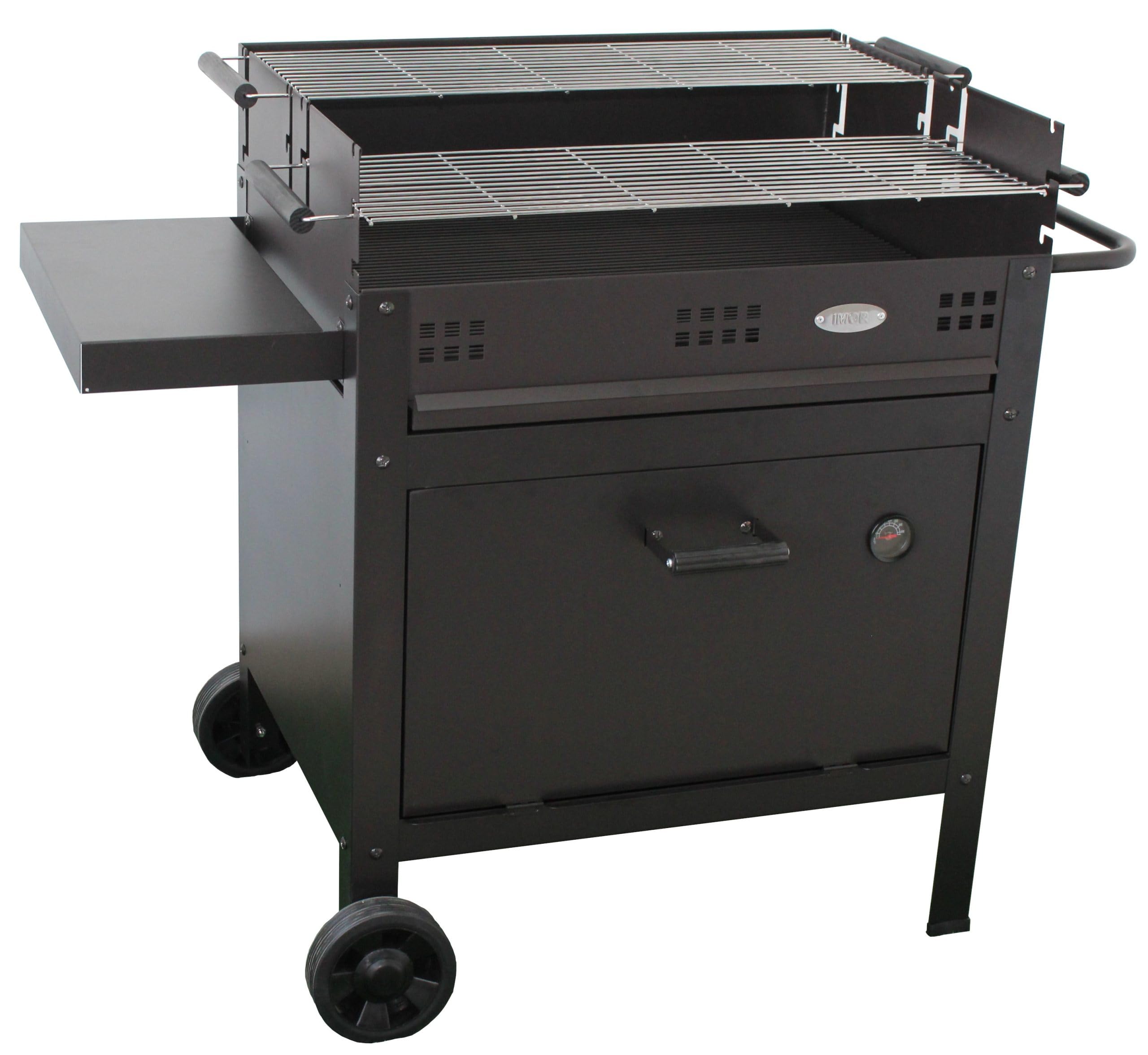 Imor - Barbacoa de jardín de carbón con horno independiente ETNA V20, Negro