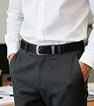 SUOSDEY Mens Leather Belt, Jean Pant Dress Belt for Casual Work Business 1.4" Width