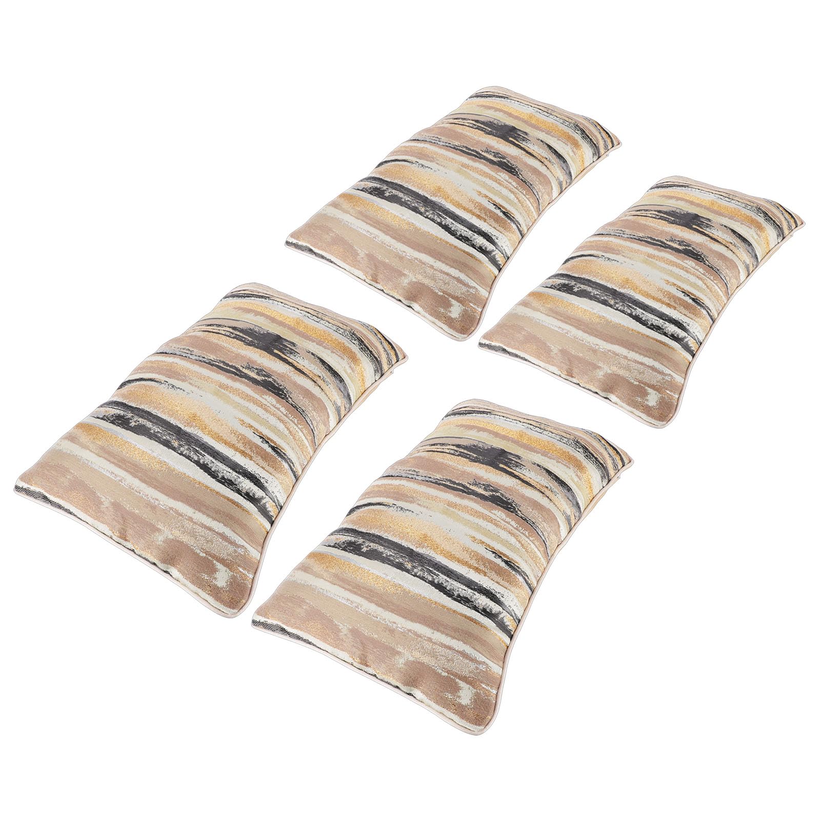 10 Federe per Cuscini, Federe Decorative, in Tessuto di Poliestere con Design Moderno in Stile Rustico in Oro, Ideali per Divano, Sedia, Letto e Decorazioni per la Casa (50,8x30,5 cm/20x12