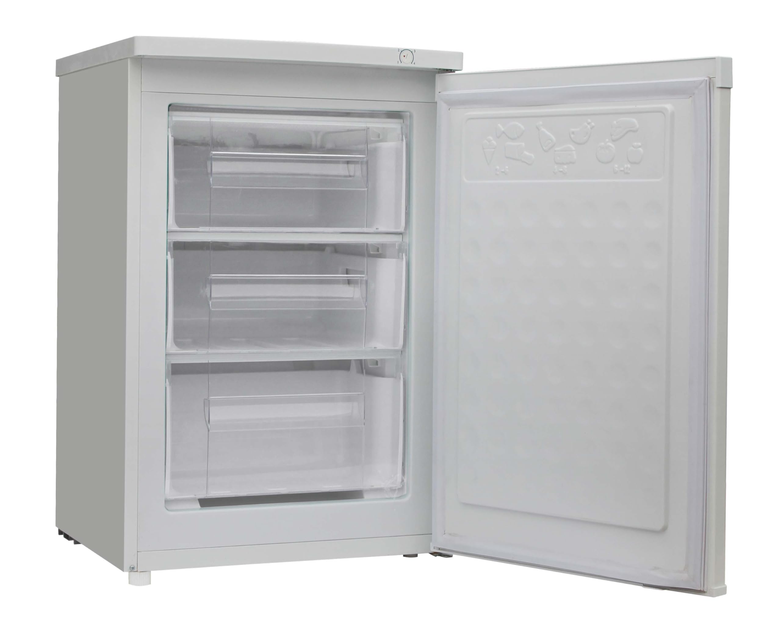 CONGELADOR VERTICAL XL BLANCO SOLTHERMIC CV855E 100L (GRAN CAPACIDAD, BAJO CONSUMO, 55 CM ANCHO, COLOR BLANCO, TAMAÑO XL EN ANCHO)
