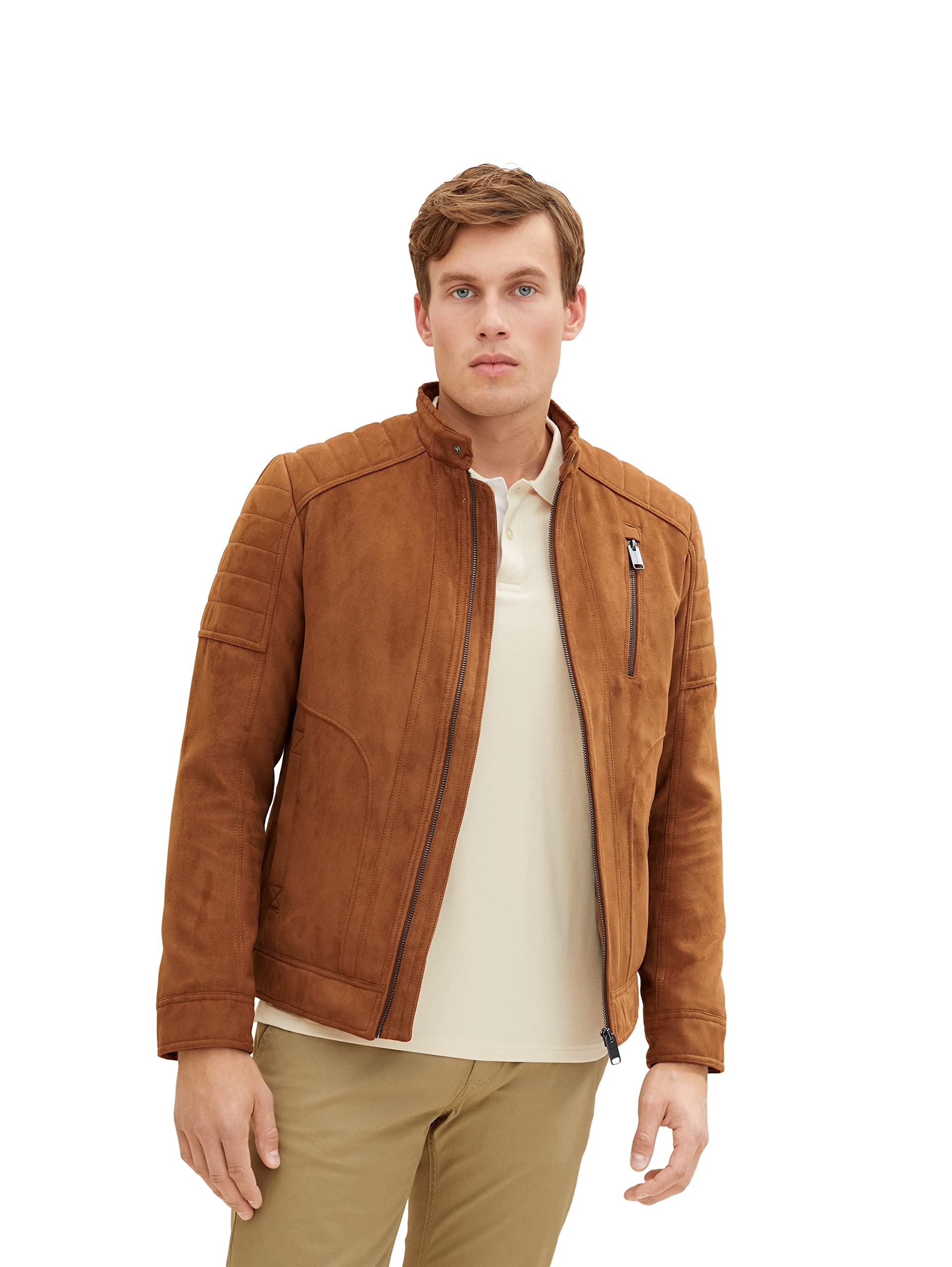 TOM TAILORMen's 1032478 Faux leather jacket