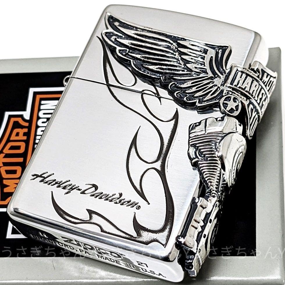 Amazon.co.jp: zippo☆日本限定 ハーレーダビッドソン☆サイドメタルSS 