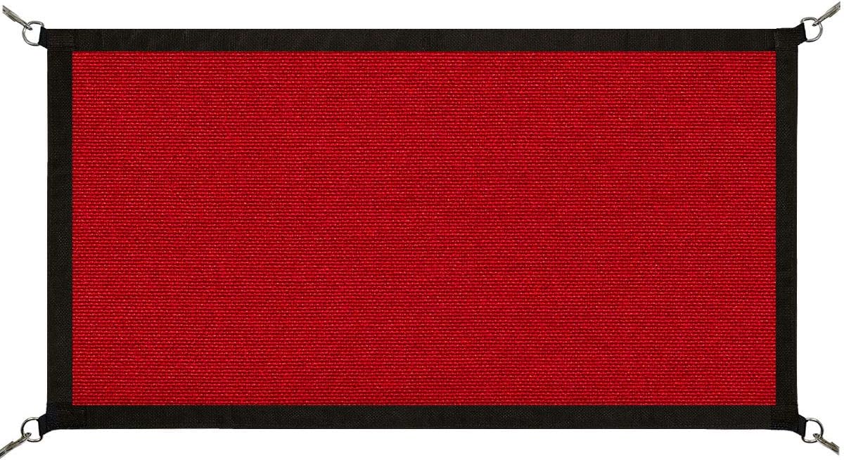 Solid Nylon Stall Guard 21 inch x 39 inch, Red