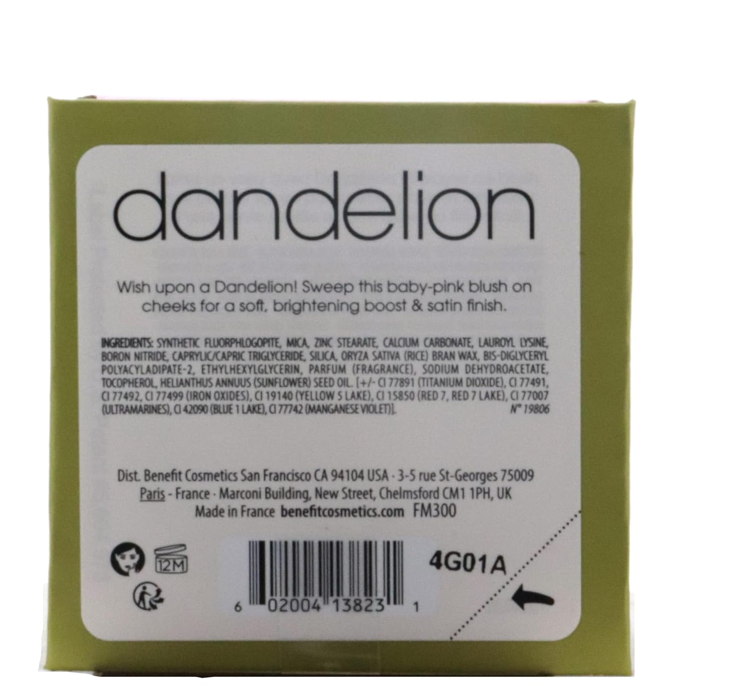 Benefit Cosmetics Dandelion Brightening Face Powder