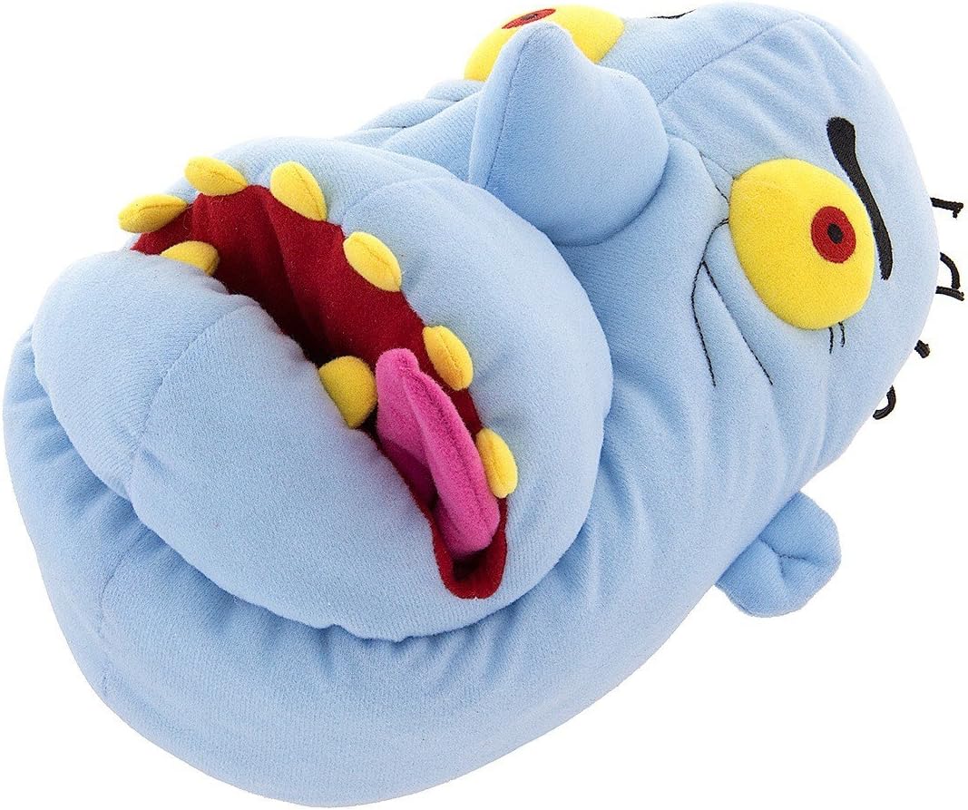 Monster Slippers for Men Blue