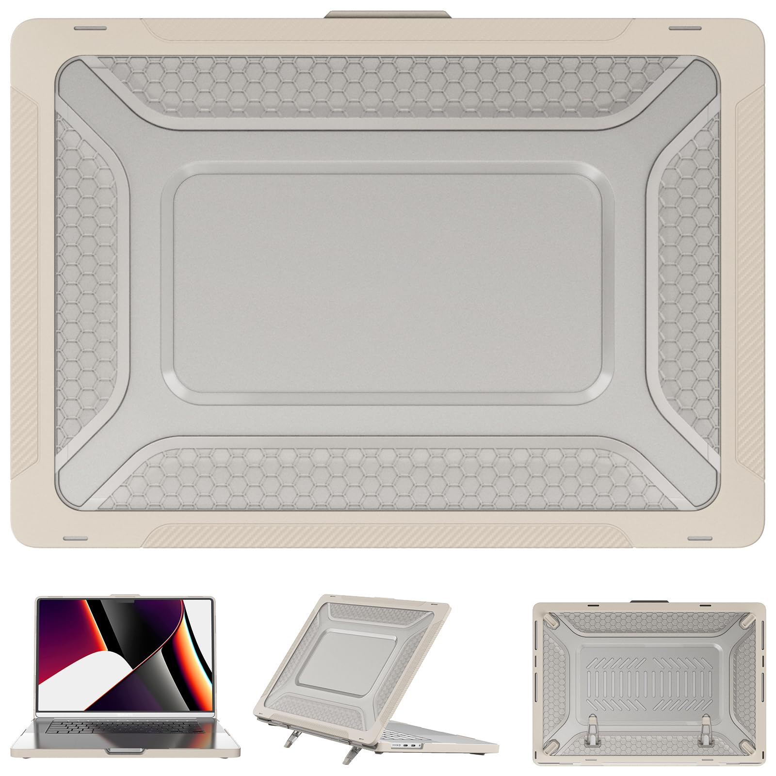 Funda MacBook Pro 16 para nómadas digitales con atril integrado 8