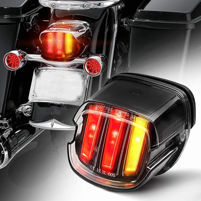 Buy Smoked LED Tail Light with Turn Signal Brake License Plate Light