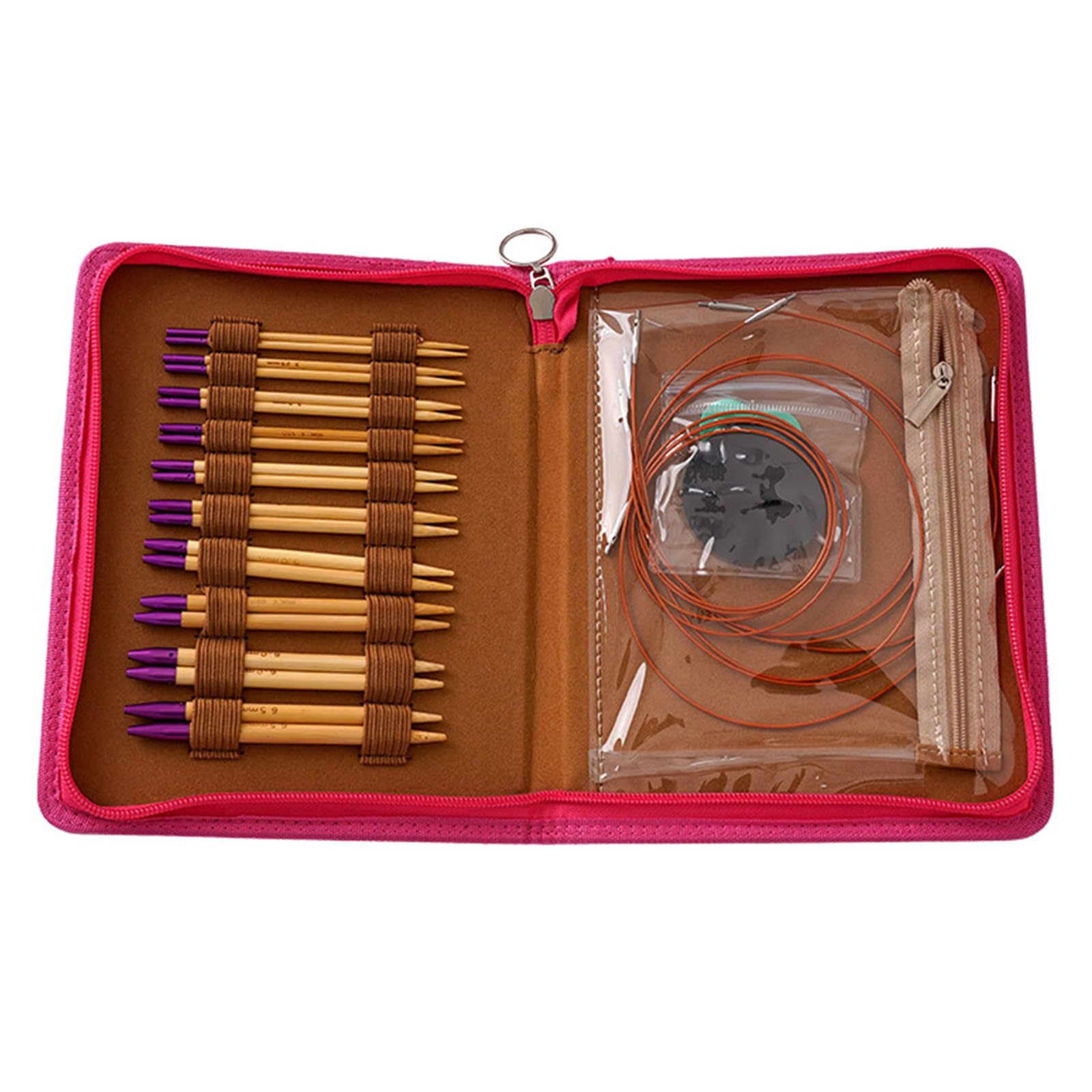 Kalttoy Circular Knitting Needle Set Needle Interchangeable Crochet Hook Crochet Knitting Art Tool for Crocheting Set Interchangeable Hook
