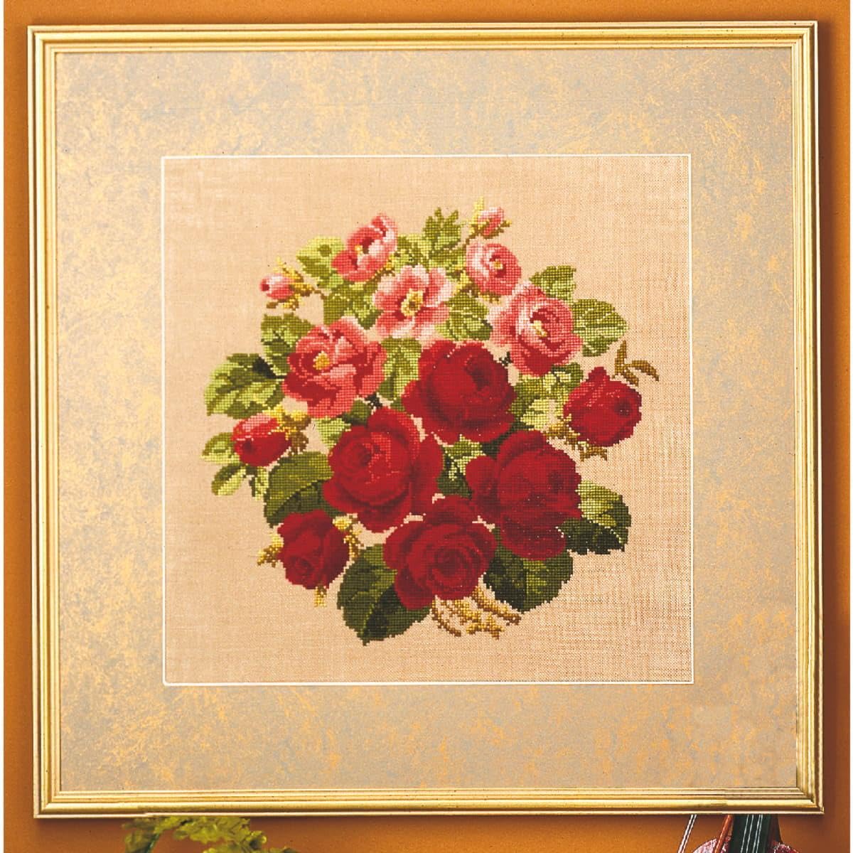 Permin Kit per ricamo a punto croce con rose