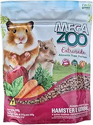 Ração Megazoo Extrusada Hamster e Gerbil 300g