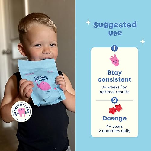 Miniatura 16 de Genius Drops - Suplemento cerebral para niños, suplementos de enfoque y atención para niños, apoyan la función cerebral saludable, gotas de enfoque