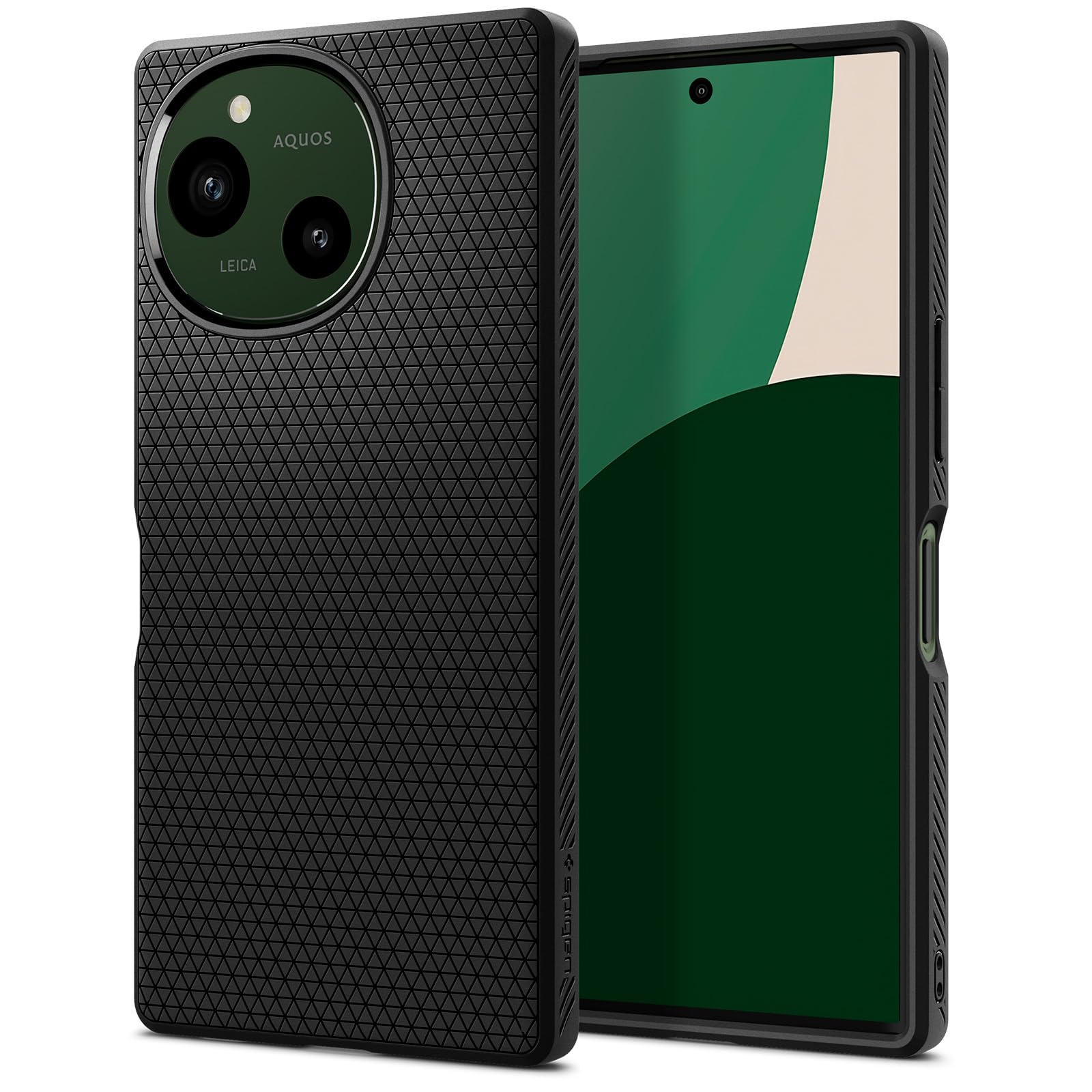 Amazon.co.jp: Spigen AQUOS R9 ケース TPU ストラップホール