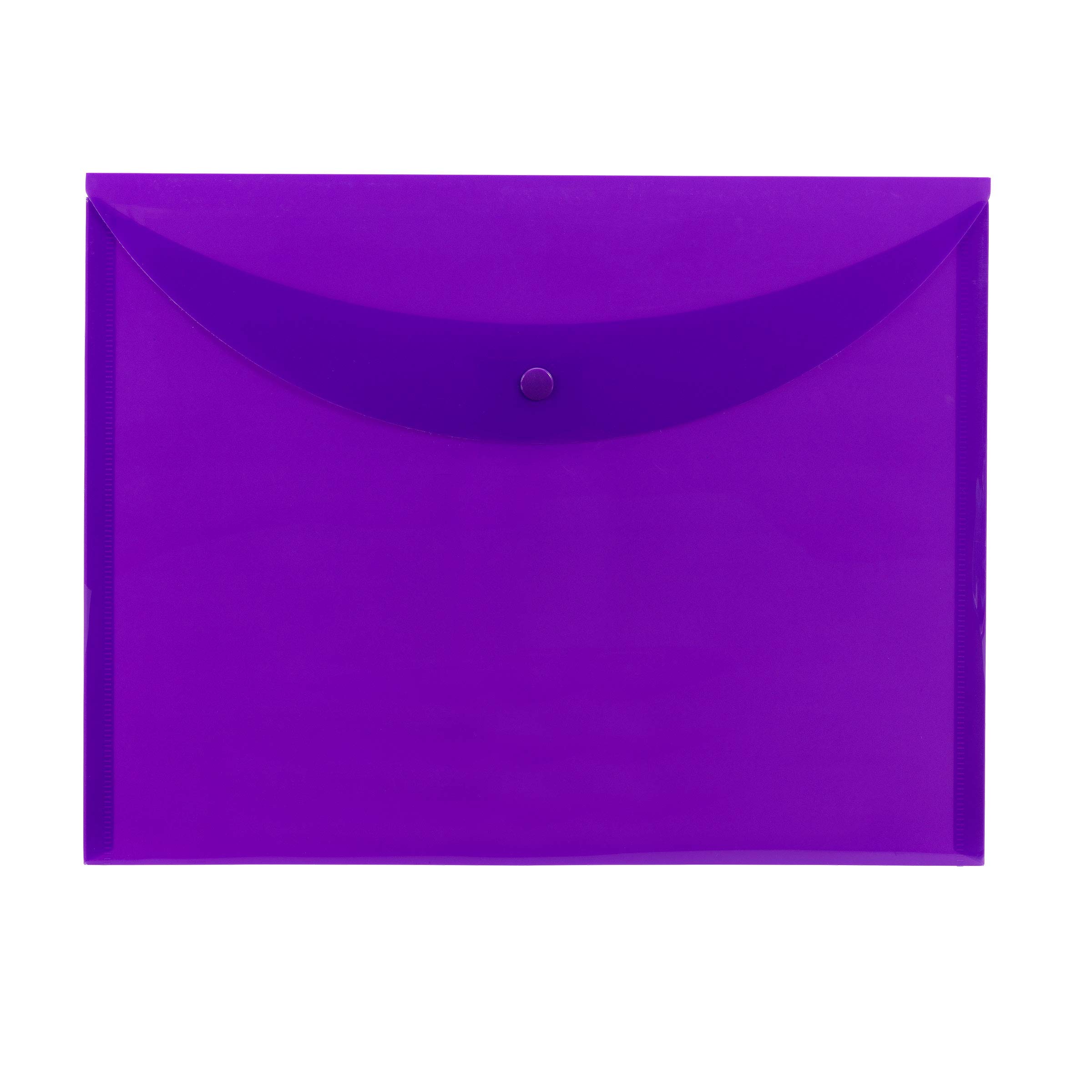 Photo 1 of Smead Project Envelope, Snap Closure, Top Load, Letter Size, Purple, 10 per Box (89684) Purple 10 Count