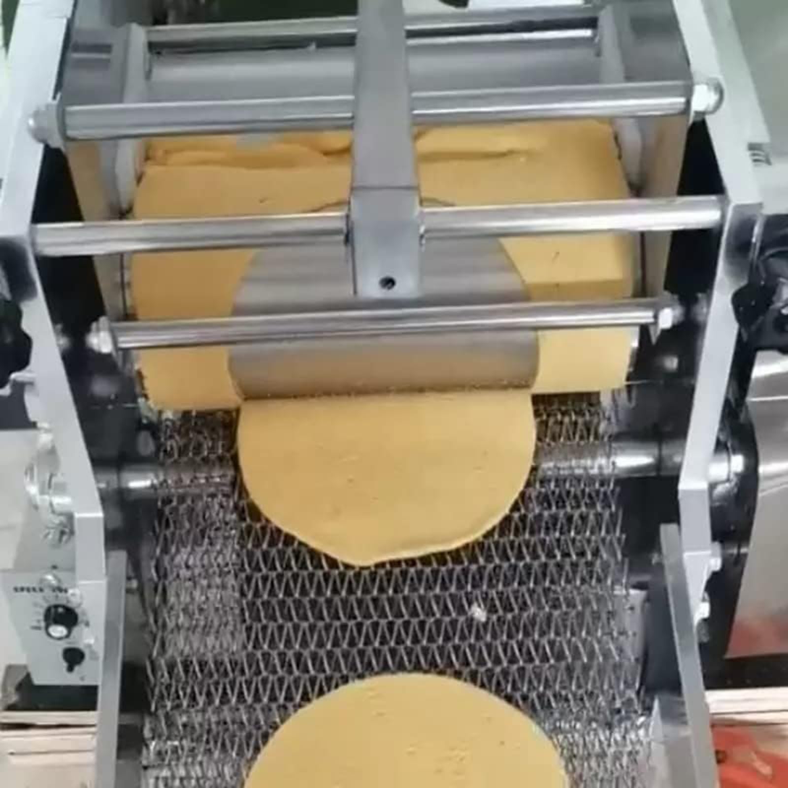 Máquina para hacer tortillas de maíz, máquina automática de prensa de tortillas con rodillo antiadherente para tortillera casera y prensa de masa