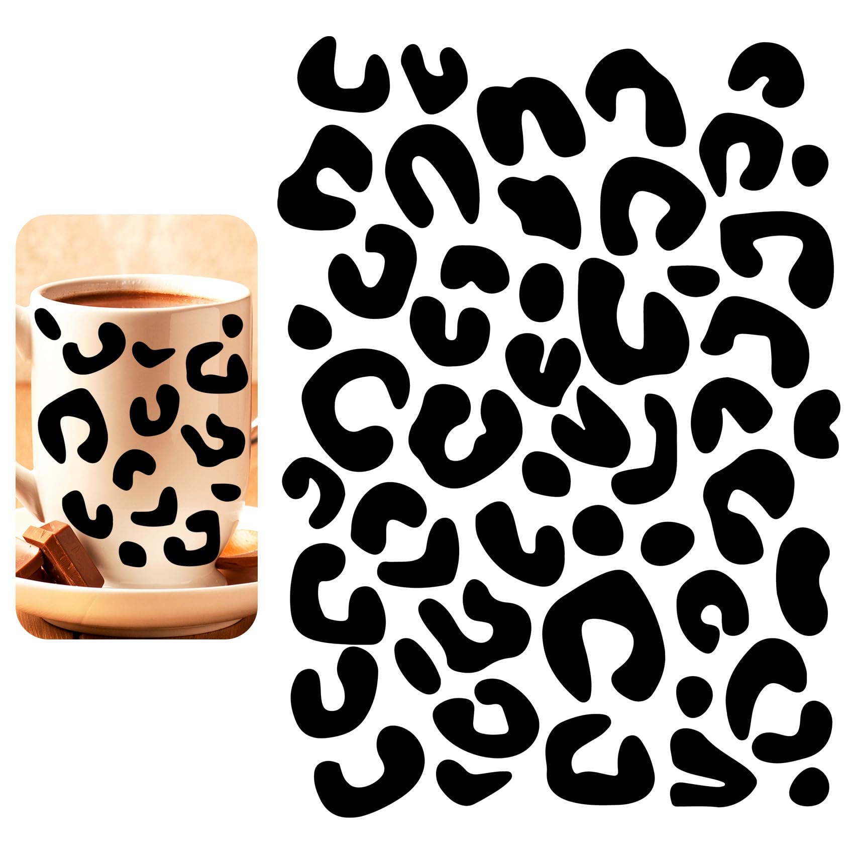 Quanyuchang Leopard Print Vinyl Decals