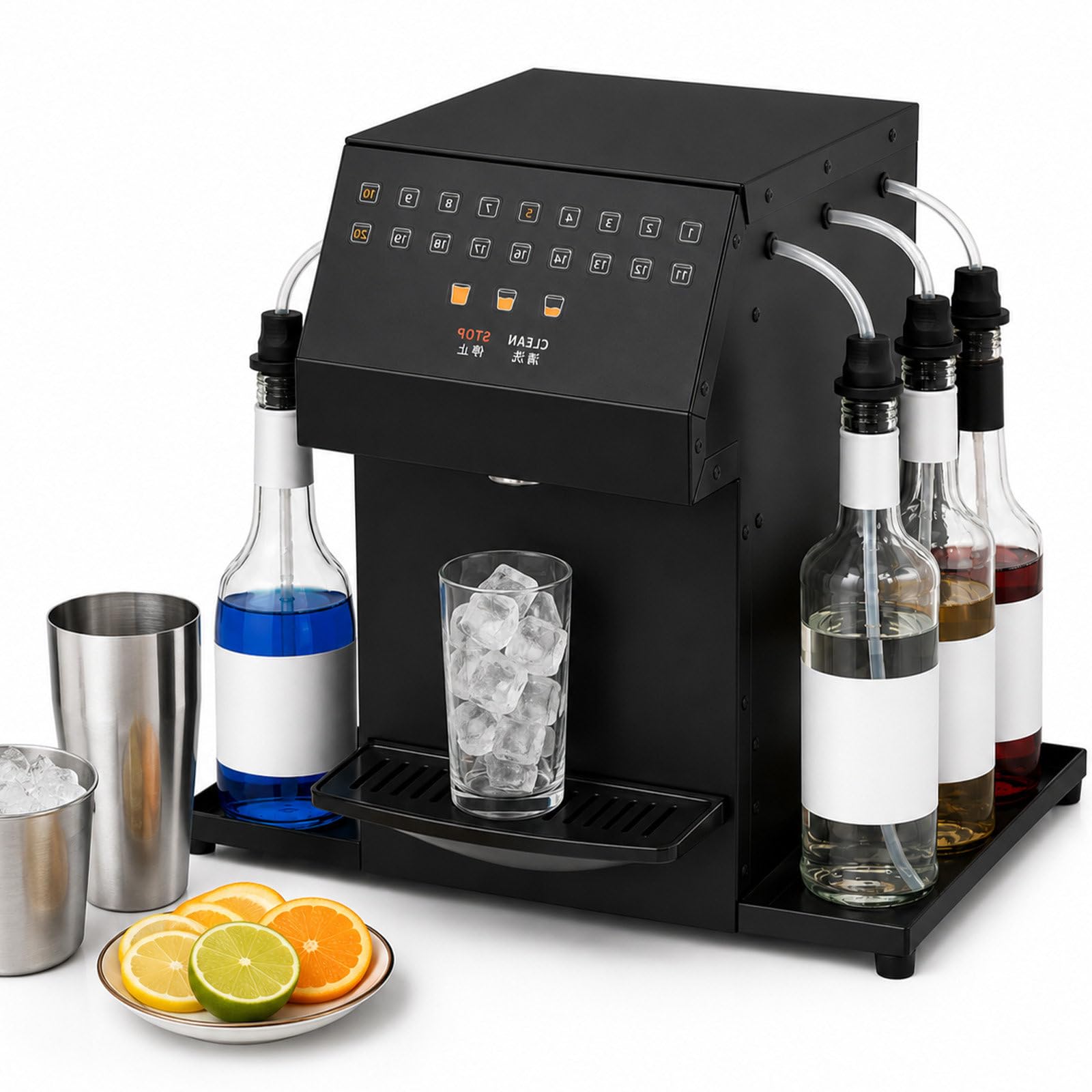 KJZQXYX Smart Cocktail Mixing Machine,Intelligent Drink Maker,Auto Drink Mixer, 3-Minute Auto Cleaning,for Restaurants, Hotels, Cafés & Home