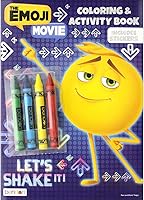 Vista 1 de Bendon El libro para colorear y actividades de la película Emoji con lápices de colores, 32 páginas (40939)