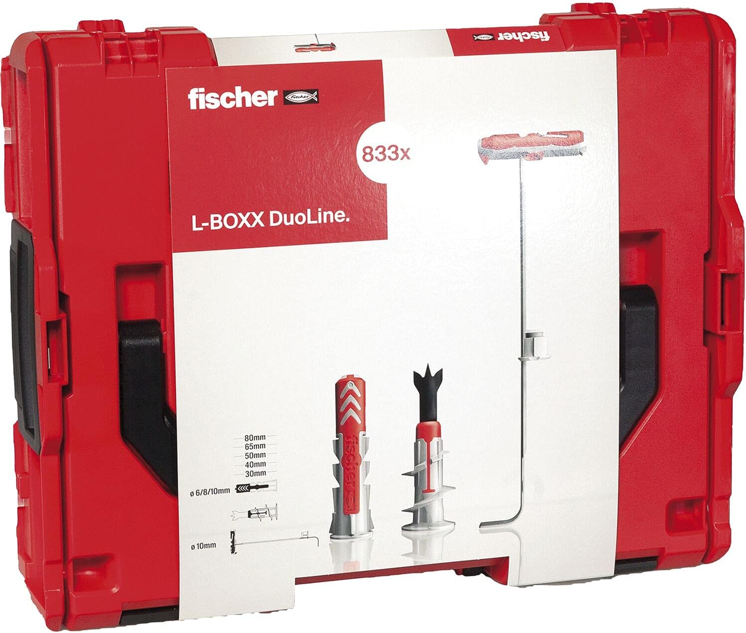 L-BOXX 102 PowerFast II PH DuoLine Assorted Box 833pcs (770x DuoPower, 45x DuoBlade, 18x DuoTec) Standard Fasteners for All Building Materials Safe and Convenient Transport