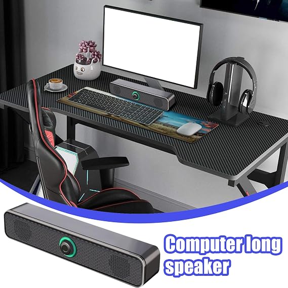 Pc Speakers for Desktop Deep Bass Loud Sound Stereo Soundbar