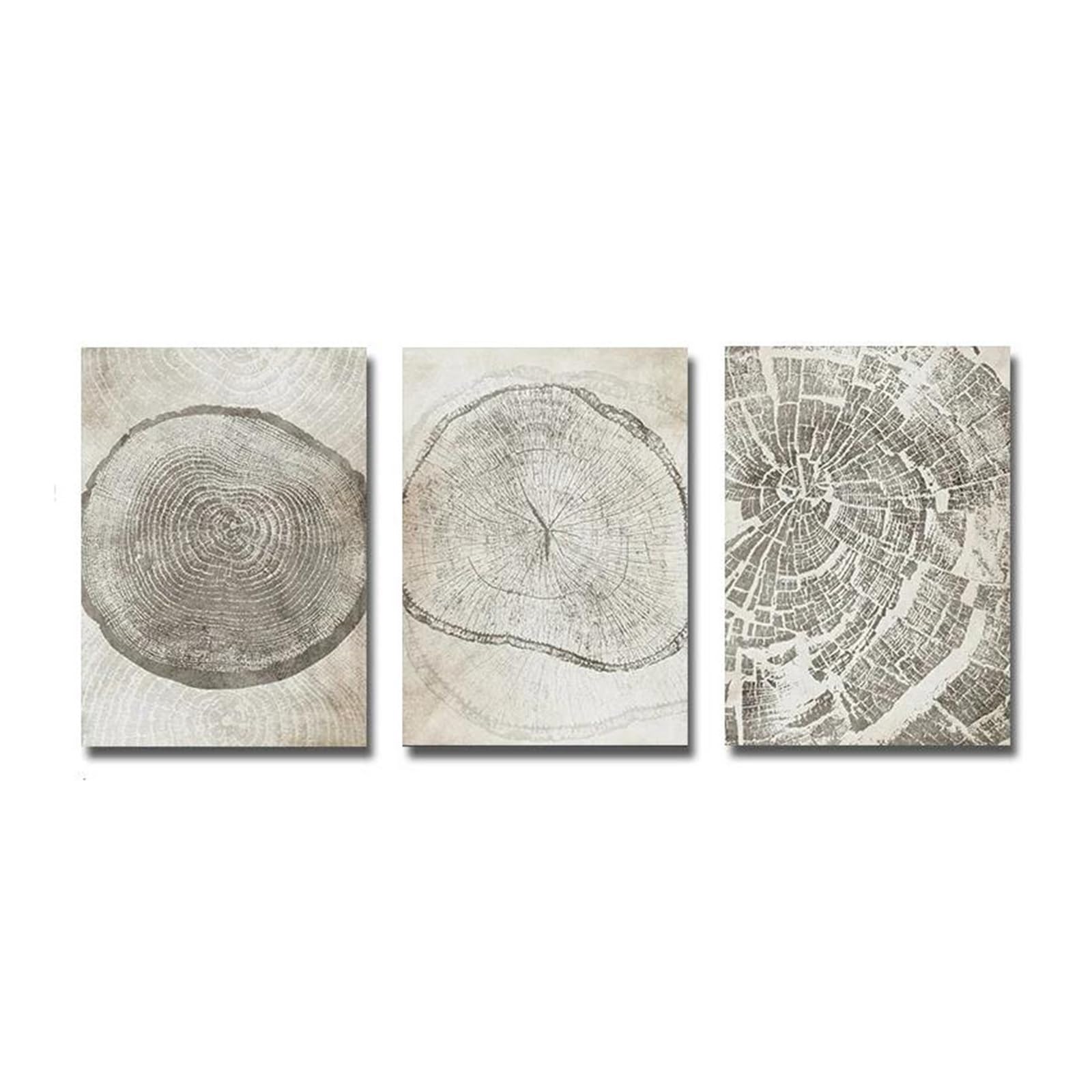 Vintage Peinture Murale Décor De Maison minimaliste triptyque en toile végétale