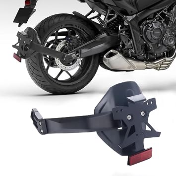 Motorcycle Fender Eliminator for Honda CB650R CB 650 R CB 650R 2021 2022 2023 Motorcycle Accessories for Tail Tidy With License Plate Holder LED Light Matte Black