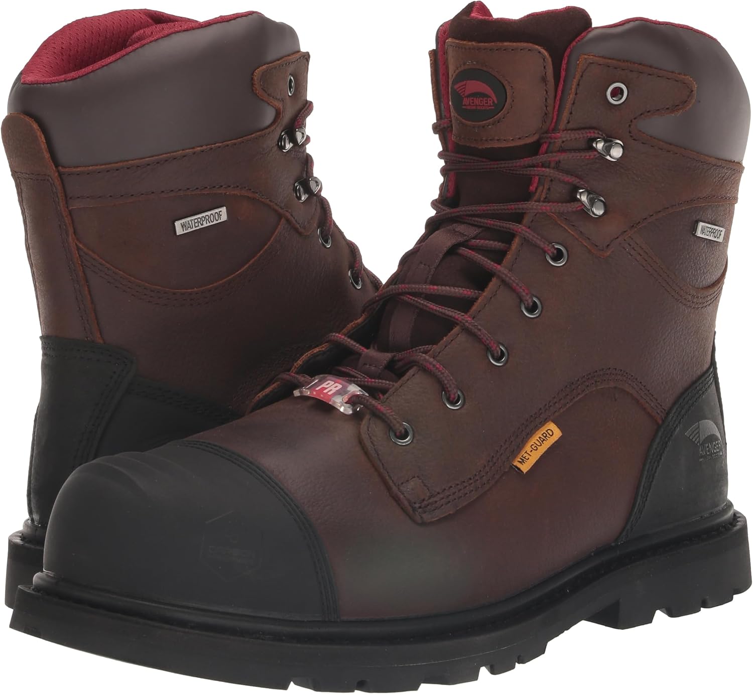 Avenger Work Boots Men's Carbon Toe A7556 Hammer 8 Met Guard